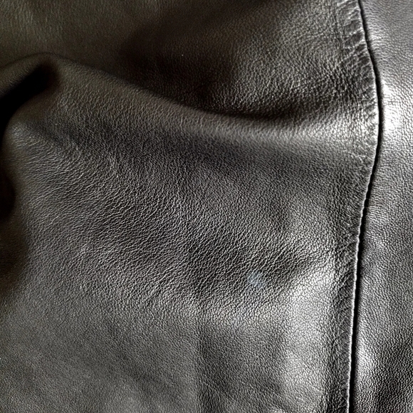 Vince buttery soft leather double breasted crop sleeves jacket sz 4 - Picture 8 of 10